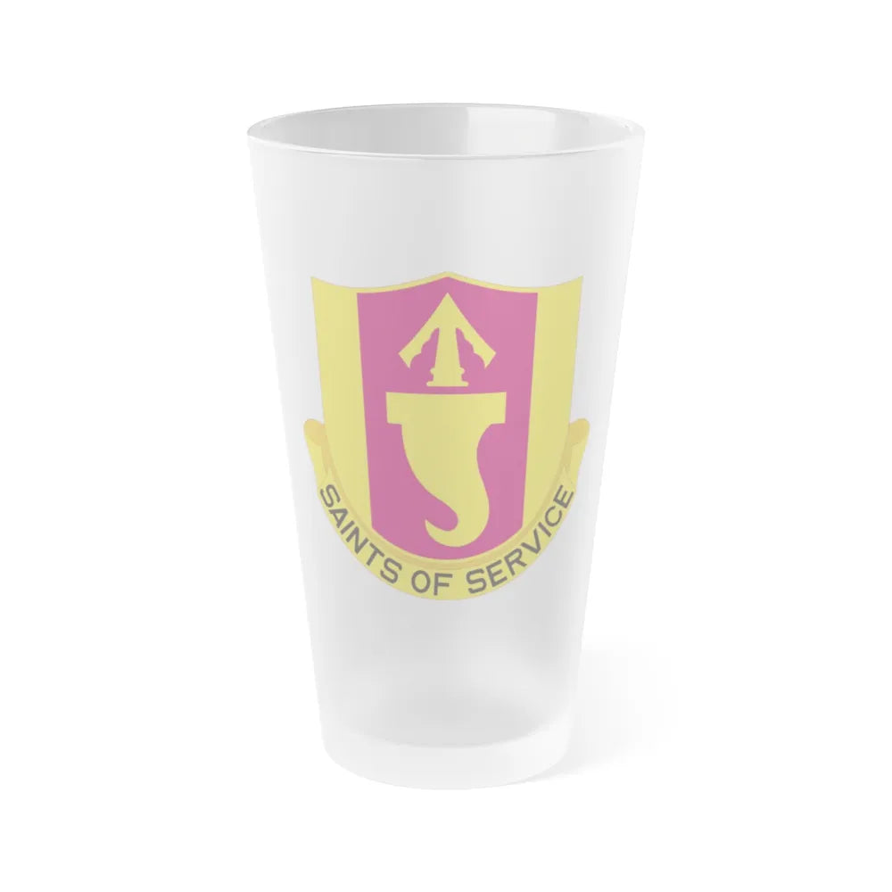 146 Signal Battalion (U.S. Army) Frosted Pint Glass 16oz-Go Mug Yourself