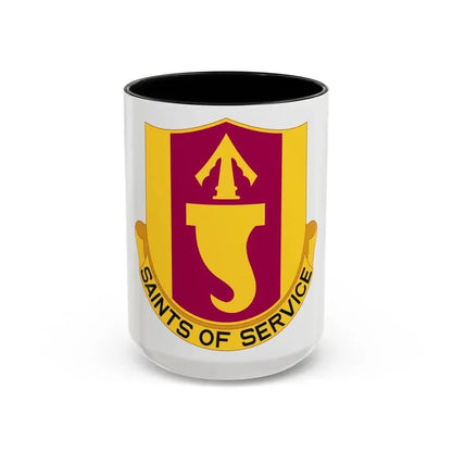146 Signal Battalion (U.S. Army) Accent Coffee Mug 15oz Black - Go Mug Yourself