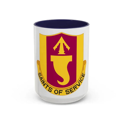 146 Signal Battalion (U.S. Army) Accent Coffee Mug 15oz Navy - Go Mug Yourself