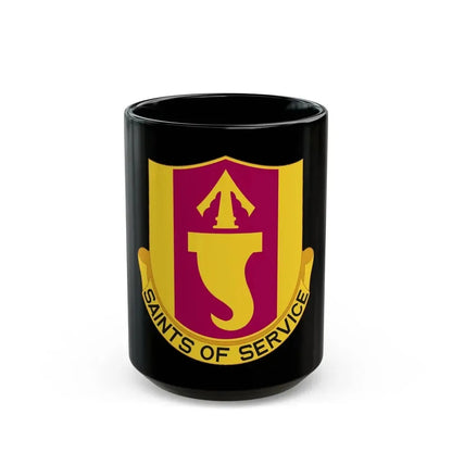 146 Signal Battalion (U.S. Army) Black Coffee Mug 15oz - Go Mug Yourself