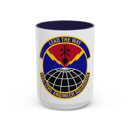 633d Civil Engineer Squadron (U.S. Air Force) Accent Coffee Mug