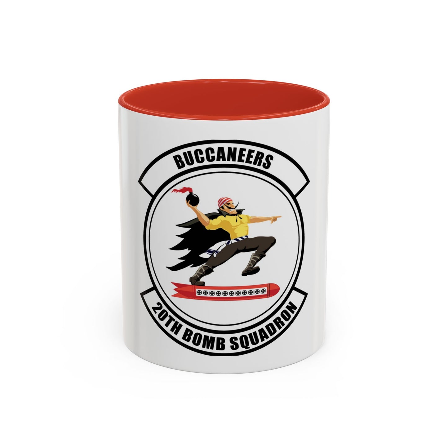 20th Bomb Squadron Emblem (U.S. Air Force) Accent Coffee Mug
