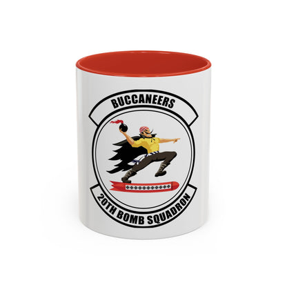 20th Bomb Squadron Emblem (U.S. Air Force) Accent Coffee Mug