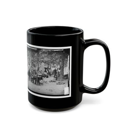 Bealeton, Virginia. Army Of The Potomac Officer's Mess Of Company D, 93d New York Infantry (U.S. Civil War) Black Coffee Mug