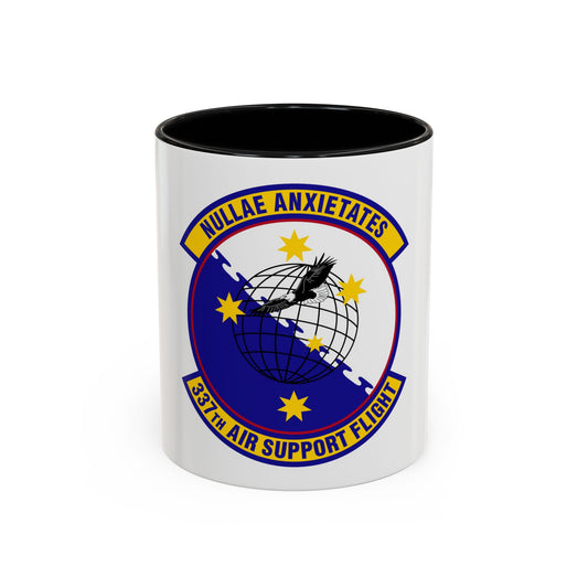 337 Air Support Flight PACAF (U.S. Air Force) Accent Coffee Mug