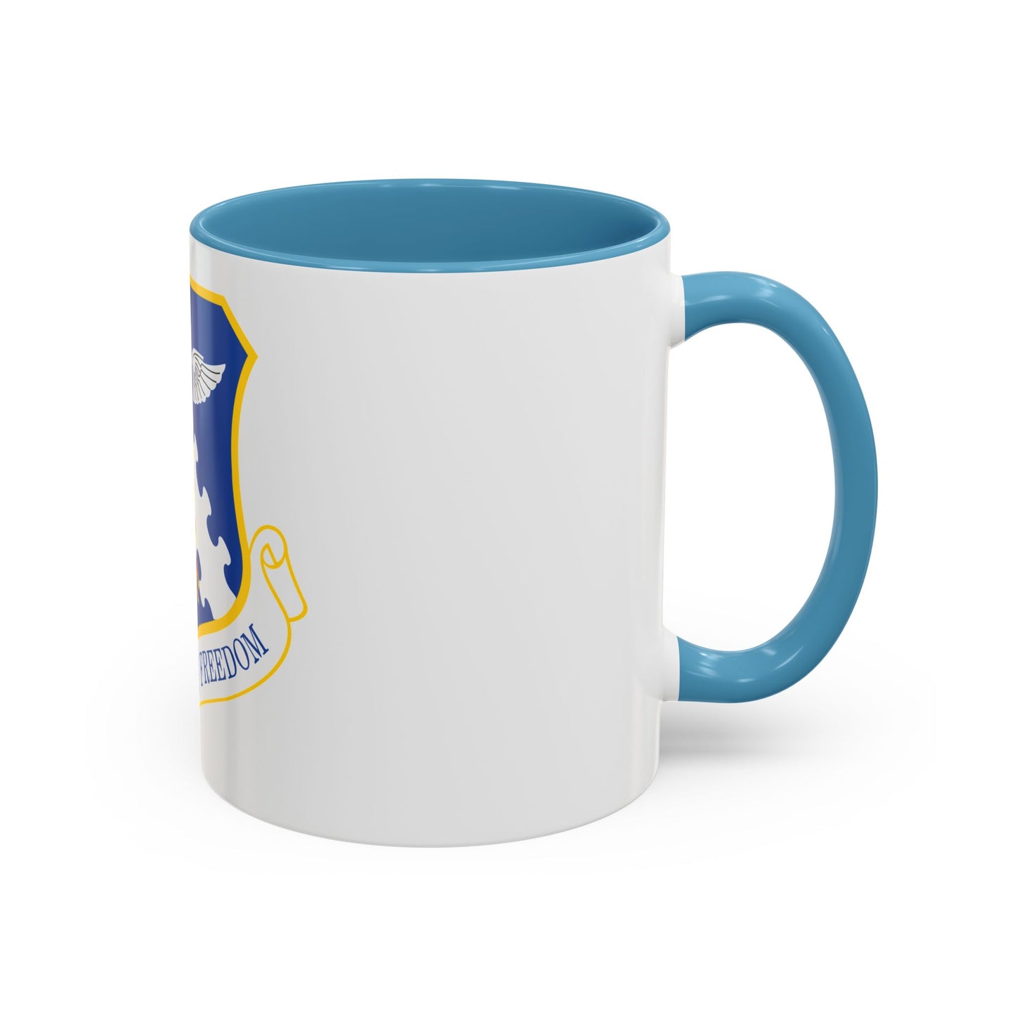 182d Airlift Wing insignia AFD 080128 056 (U.S. Air Force) Accent Coffee Mug