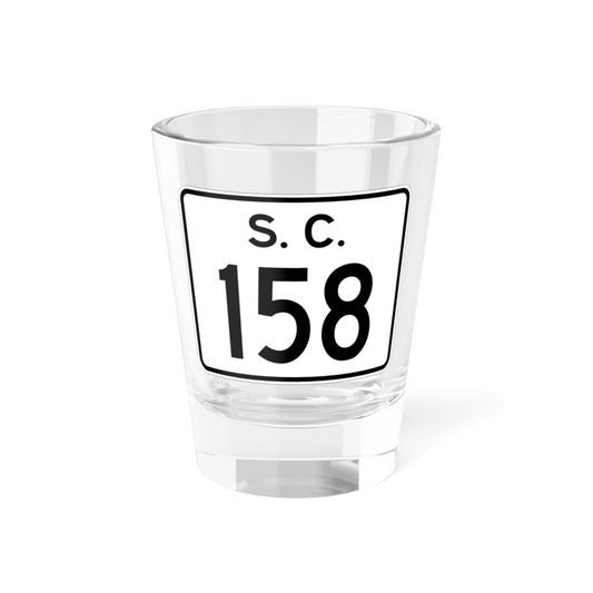 SC-158 (South Carolina) (Road Sign) Shot Glass 1.5oz