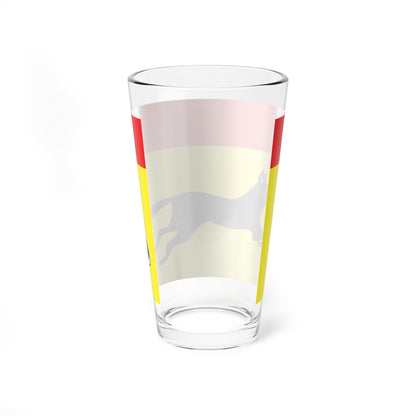 Flag of Totemsky rayon Vologda oblast (Russia) Pint Glass 16oz