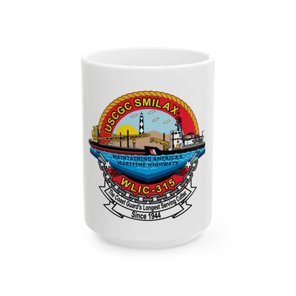 CGC Smilax WLIC   315 (U.S. Coast Guard) White Coffee Mug