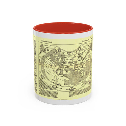 Chronicon Nurembergense Map (1493) (Map) Accent Coffee Mug