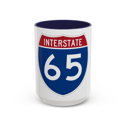 Interstate 65 (U.S. Highways) Accent Coffee Mug