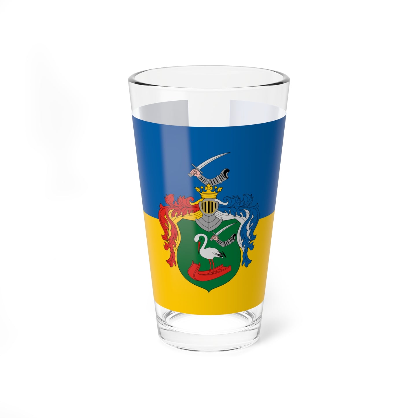 Flag of Sarosd (Hungary) Pint Glass 16oz