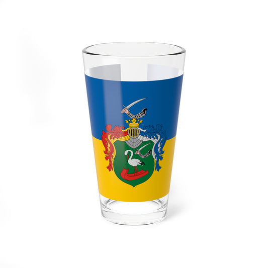 Flag of Sarosd (Hungary) Pint Glass 16oz