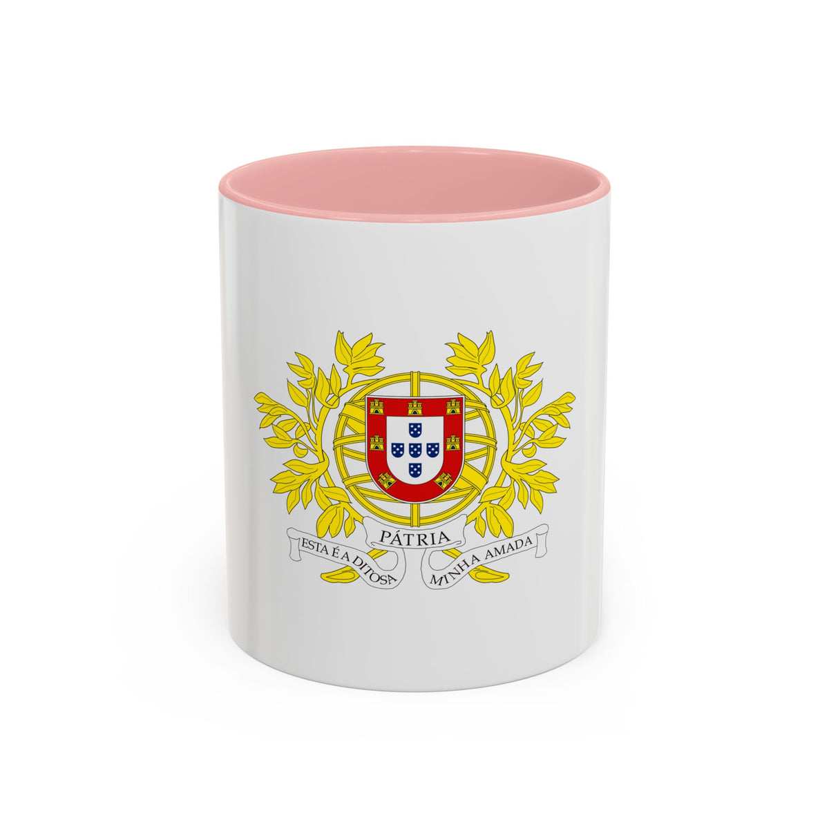 Military coat of arms of Portugal - Accent Coffee Mug