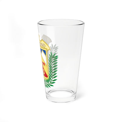 Emblem of Ordino (Andorra) (Coat of Arms) Pint Glass 16oz