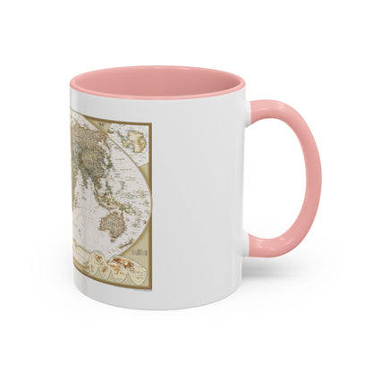 World Map - Political Antique (2007) (Map) Accent Coffee Mug