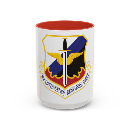 816th Contingency Response Group (U.S. Air Force) Accent Coffee Mug