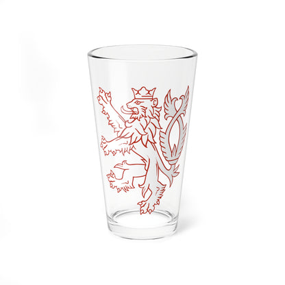 Czech State aircraft marking (Czech Republic) (Coat of Arms) Pint Glass 16oz