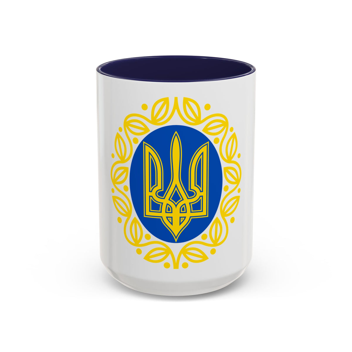 Coat of arms of Ukrainian People's Republic - Accent Coffee Mug