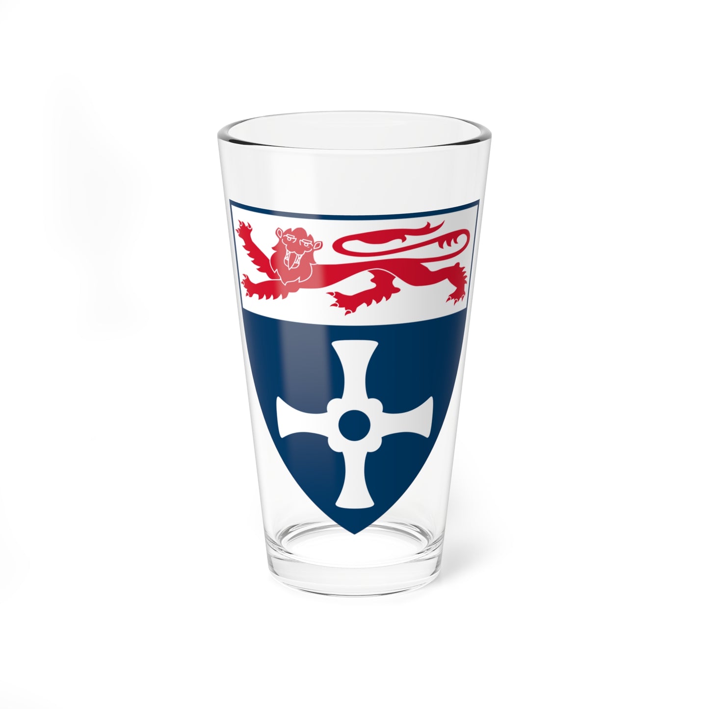 University of Newcastle Coat of Arms (United Kingdom) (Coat of Arms) Pint Glass 16oz