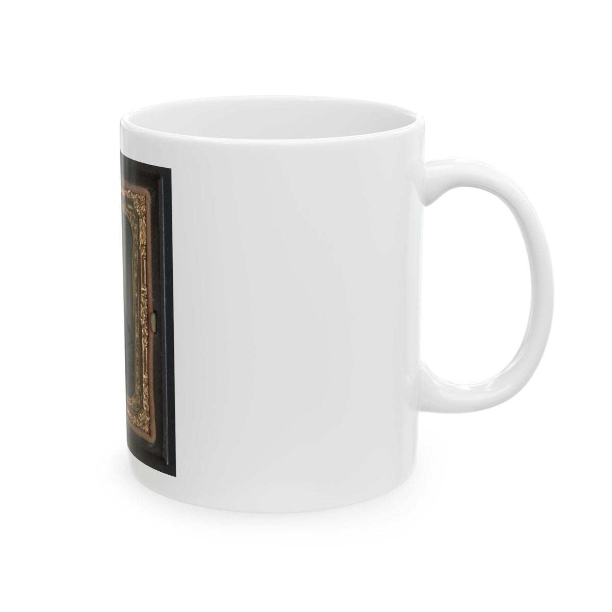 Sergeant William T. Biedler, 16 Years Old, Of Company C, Mosby's Virginia Cavalry Regiment With Flintlock Musket (U.S. Civil War) White Coffee Mug