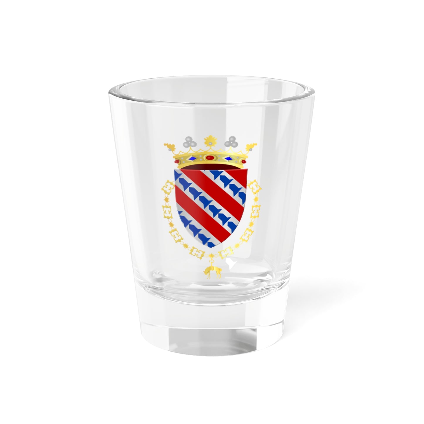 Farciennes wapen (Belgium) (Coat of Arms) Shot Glass 1.5oz