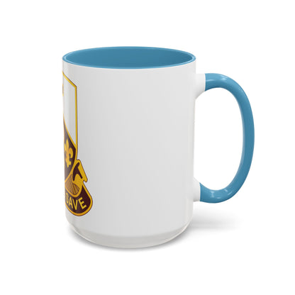 187 Medical Battalion (U.S. Army) Accent Coffee Mug