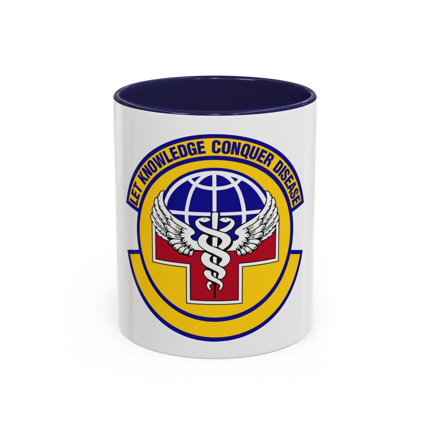 87 Healthcare Operations Squadron AMC (U.S. Air Force) Accent Coffee Mug