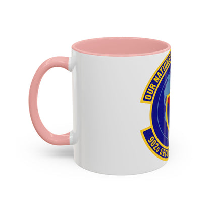 902d Security Forces Squadron (U.S. Air Force) Accent Coffee Mug