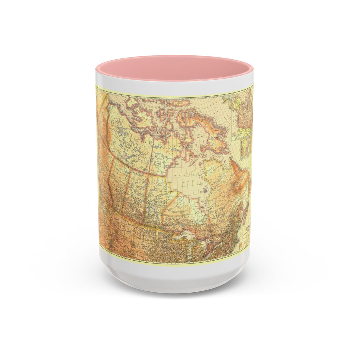 Canada (1936) (Map) Accent Coffee Mug