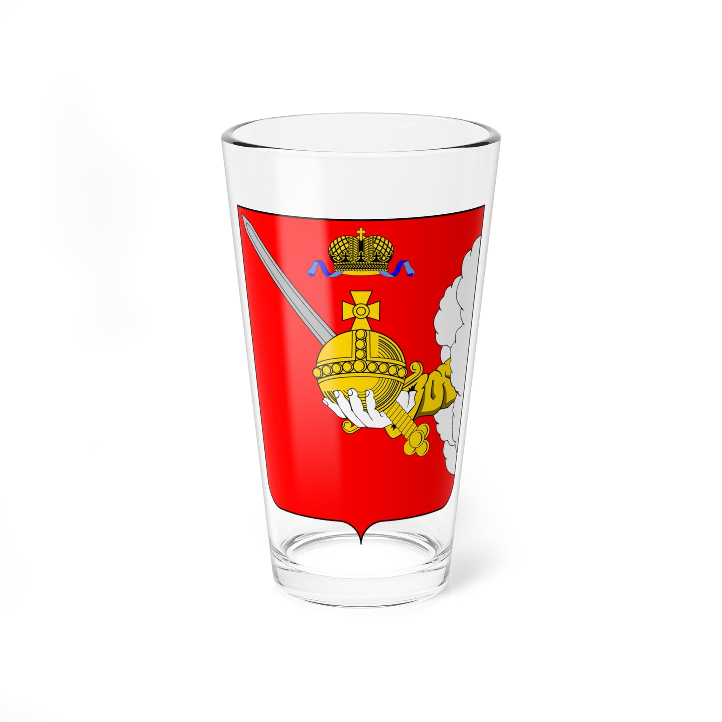 Coat of arms of Vologda oblast (Russia) (Coat of Arms) Pint Glass 16oz