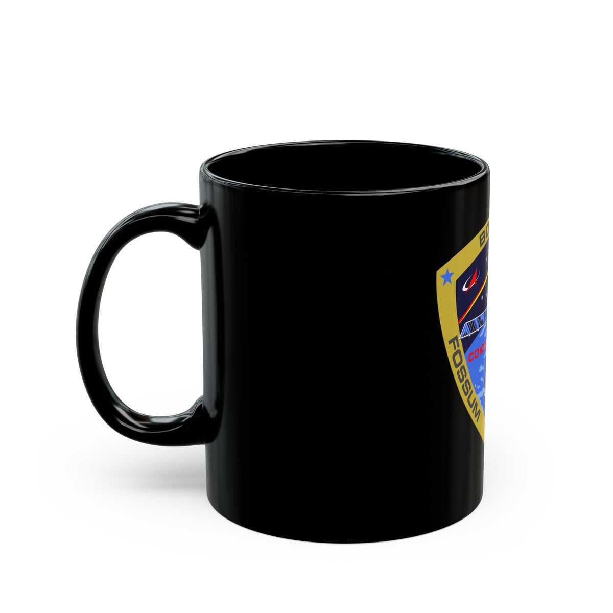Soyuz TMA-02M (Soyuz Programme) Black Coffee Mug