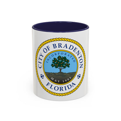 Seal of Bradenton Florida - Accent Coffee Mug