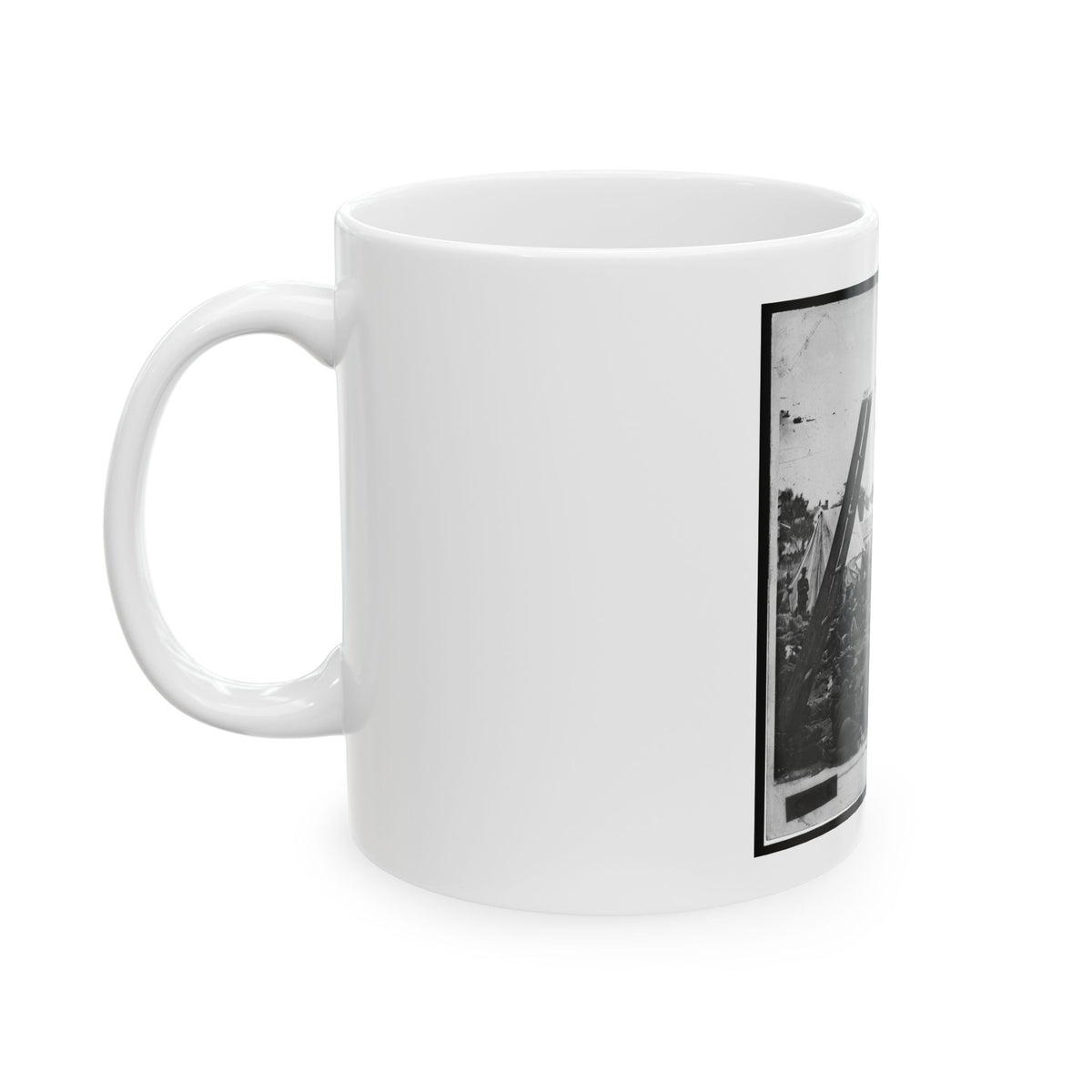 Savage Station, Va. Field Hospital After The Battle Of June 27 (U.S. Civil War) White Coffee Mug