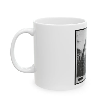 Savage Station, Va. Field Hospital After The Battle Of June 27 (U.S. Civil War) White Coffee Mug