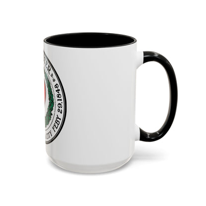Seal of Worcester Massachusetts - Accent Coffee Mug