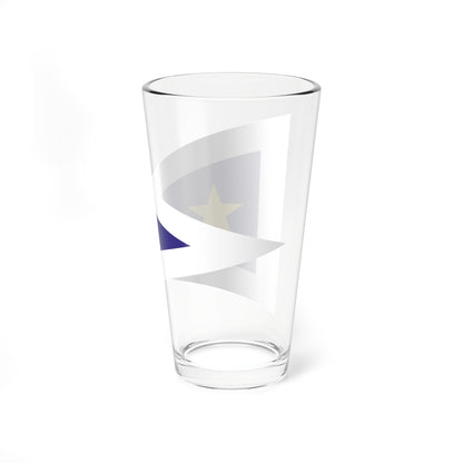 Burgee of Karlshamns Segelsallskap (Sweden) Pint Glass 16oz