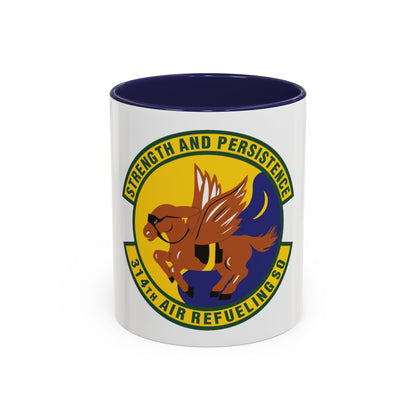 314th Air Refueling Squadron (U.S. Air Force) Accent Coffee Mug