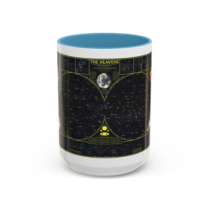 Heavens. The (1970) (Map) Accent Coffee Mug