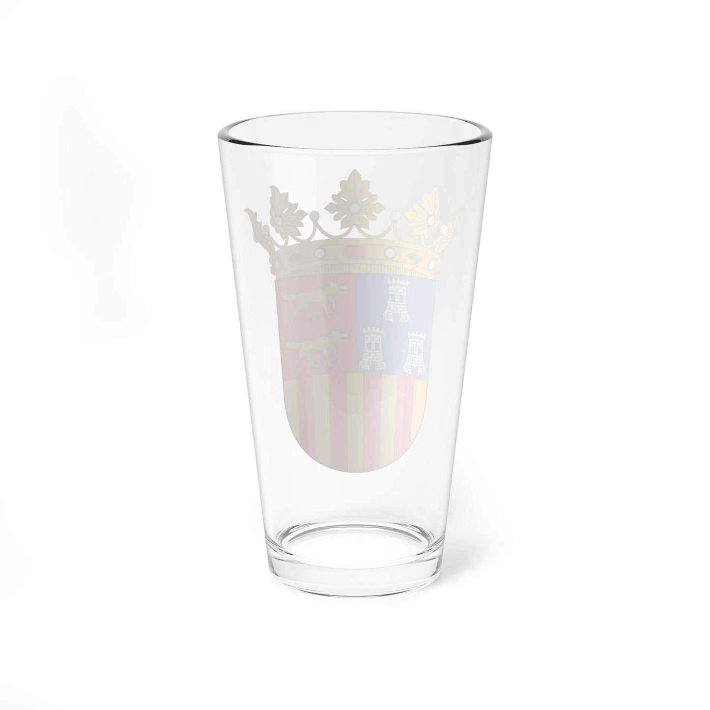 Escudo de Grañén (Spain) (Coat of Arms) Pint Glass 16oz