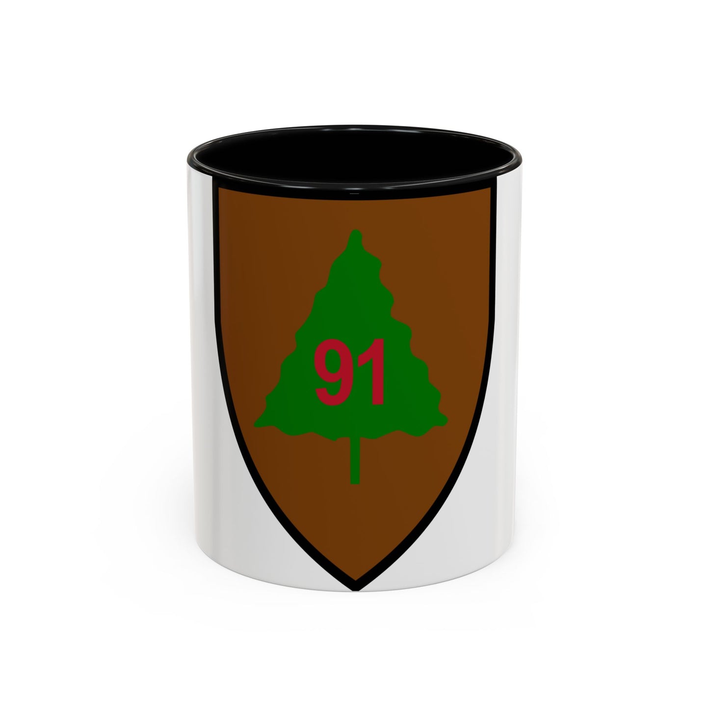 US 91st Infantry Division (U.S. Army) Accent Coffee Mug