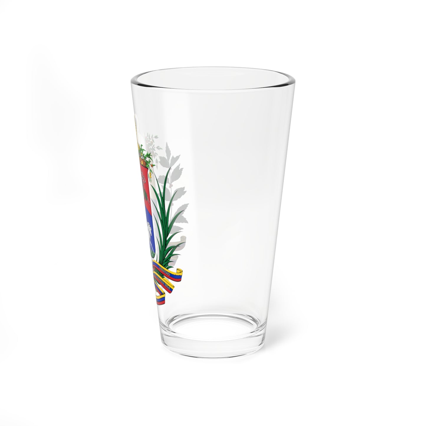 Coat of arms of Venezuela 1905-1911 (United States) (Coat of Arms) Pint Glass 16oz