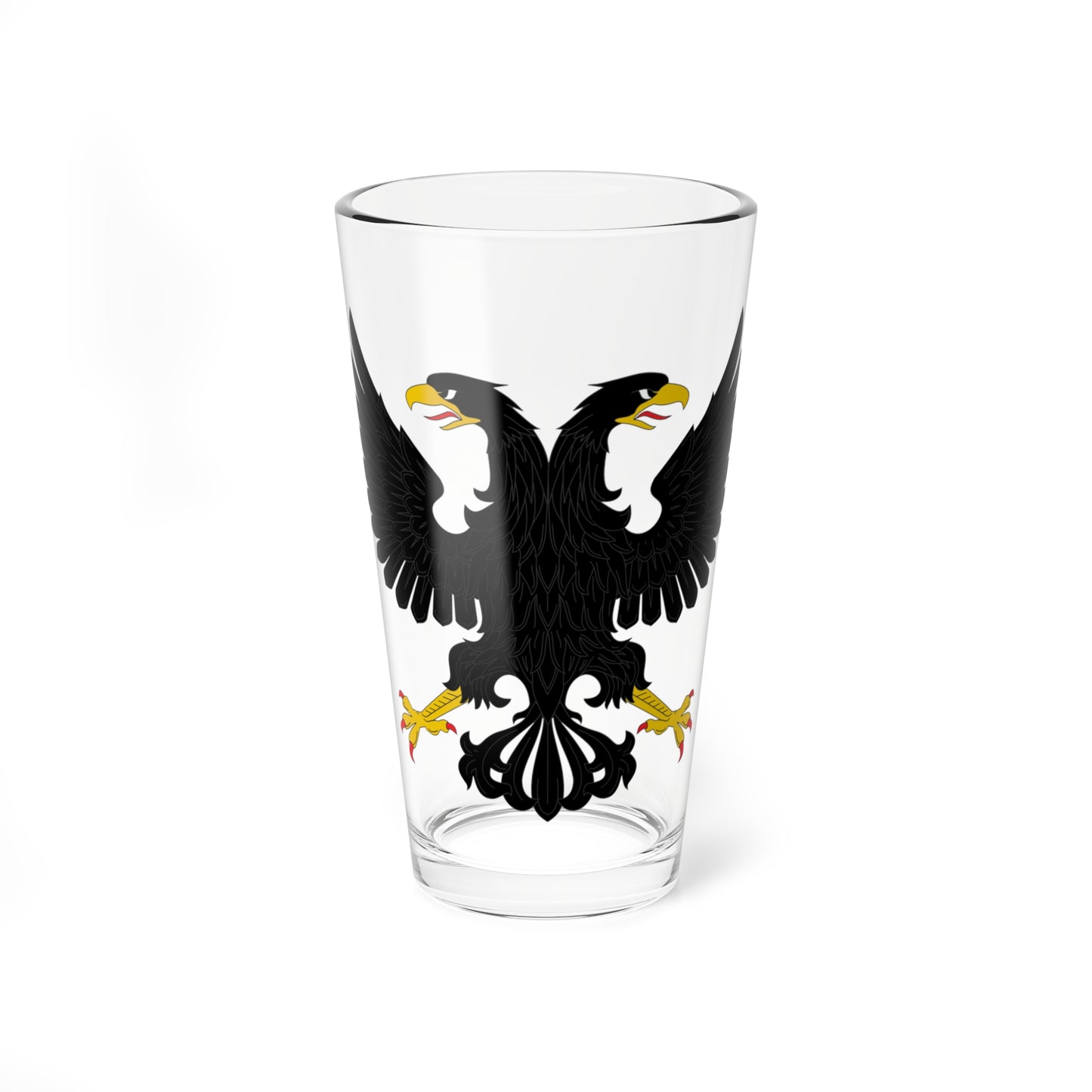 Displayed double head eagle (Russia) (Coat of Arms) Pint Glass 16oz