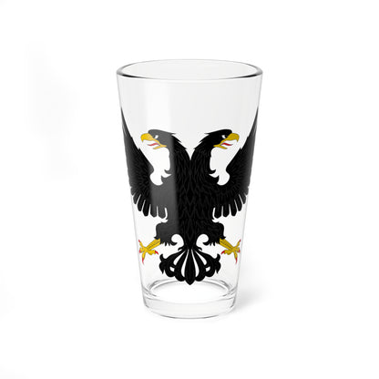 Displayed double head eagle (Russia) (Coat of Arms) Pint Glass 16oz