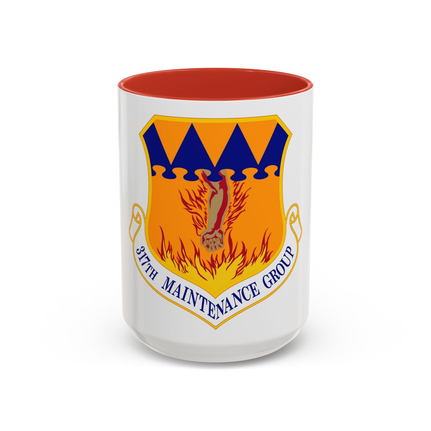 317 Maintenance Group AMC (U.S. Air Force) Accent Coffee Mug