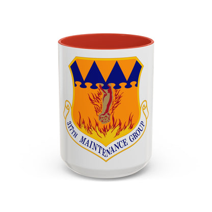317 Maintenance Group AMC (U.S. Air Force) Accent Coffee Mug