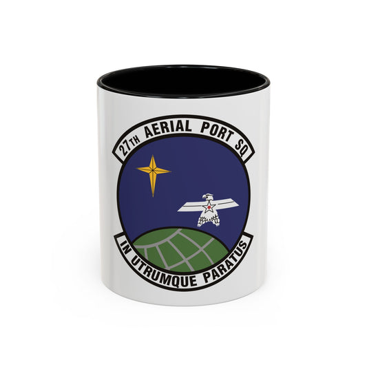 27th Aerial Port Squadron (U.S. Air Force) Accent Coffee Mug