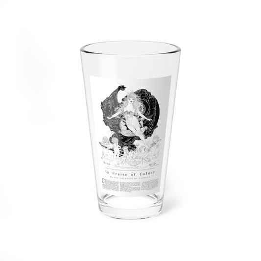 In Praise of Colour, Harper's Bazaar, December 1915 - Pint Glass 16oz