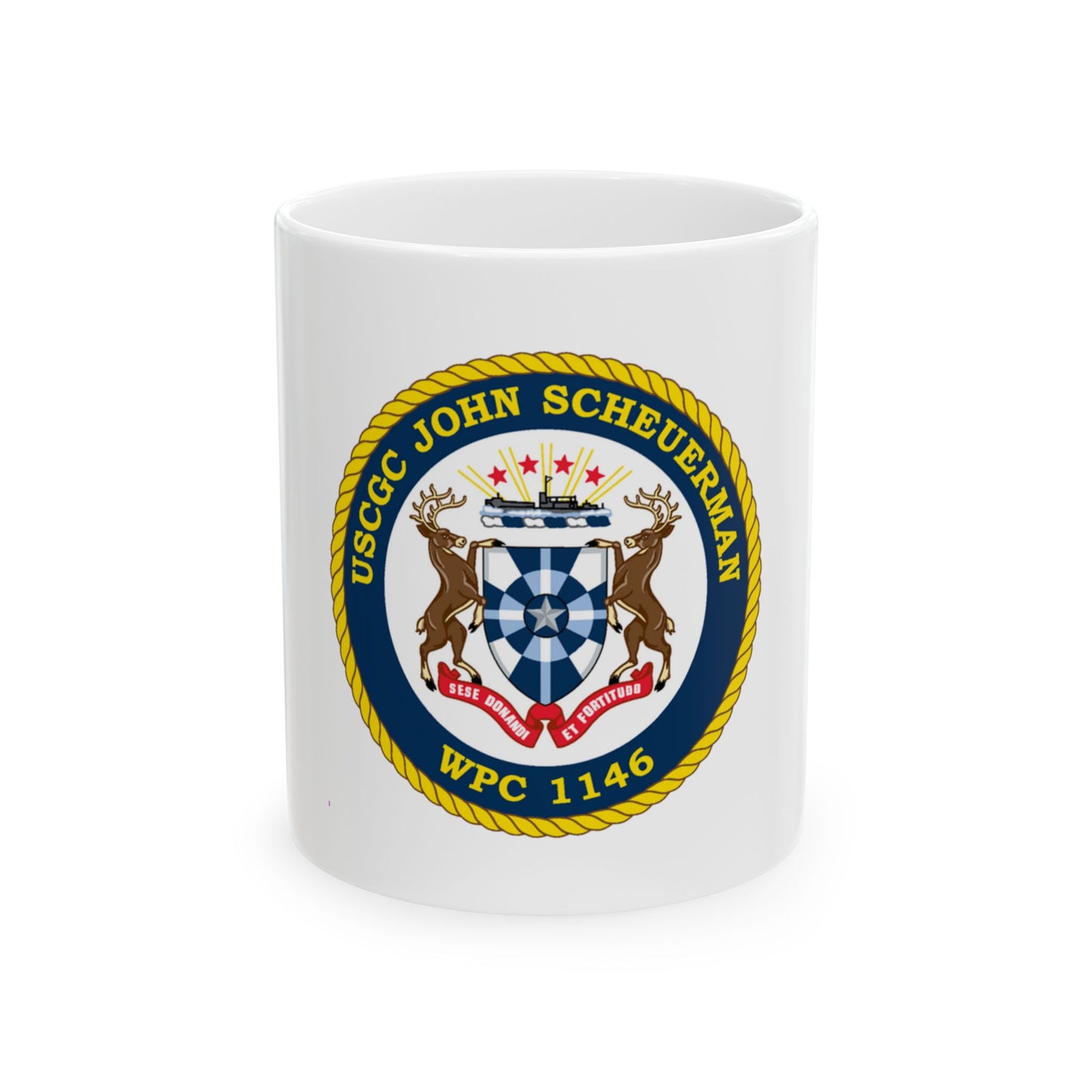 UUSCGC John Scheuerman WPC 1146 (U.S. Coast Guard) White Coffee Mug