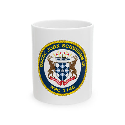 UUSCGC John Scheuerman WPC 1146 (U.S. Coast Guard) White Coffee Mug
